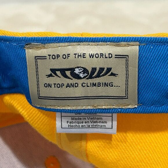Top Of The World Cap Hat Unisex Adjustable Color Blue Yellow UCLA Bruins Pac10 - Picture 8 of 10
